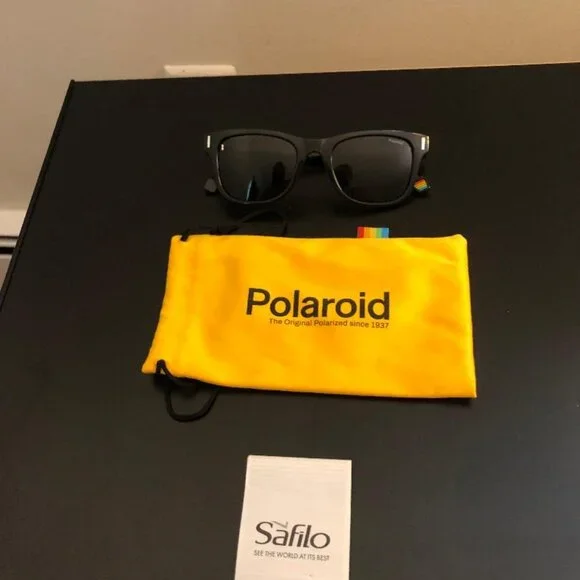 Polaroid Black Sunglasses with Yellow Case Polaroid Sunglasses PLD-2149-S 71CEX main image 2